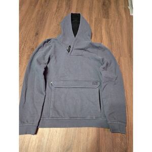 Armani Exchange A/X Men's Shawl Cowl Neck Toggle Pocket Hoodie Size Medium